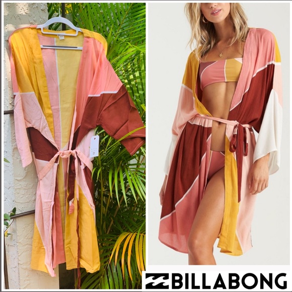 Billabong Other - Billabong ☀️ Another Sky Kimono Cover Up